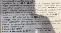 Bruiche aux fruits confits