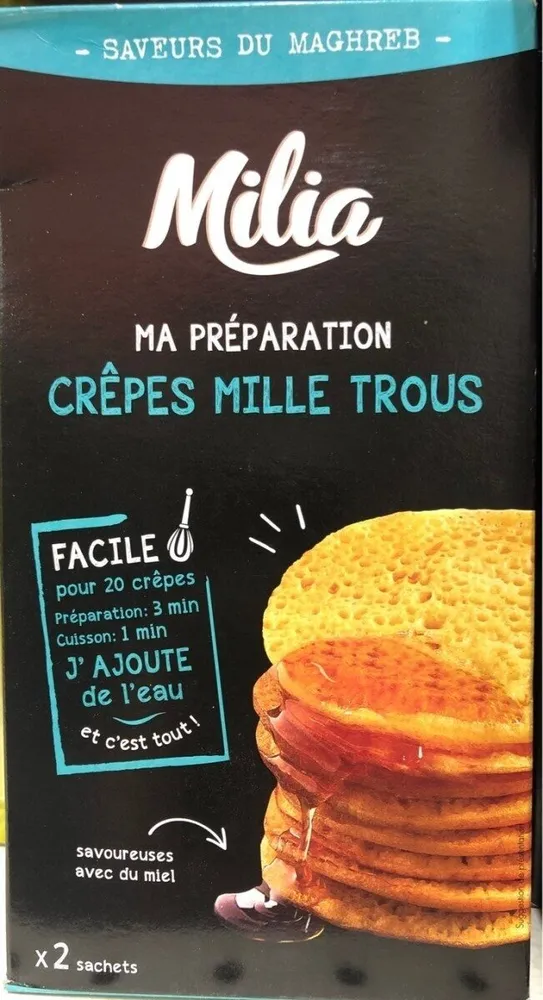 Ma preparation crepe 1000 trous