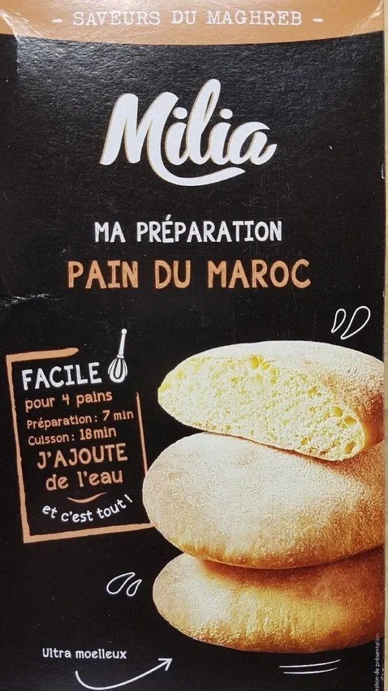 Préparation pain du Maroc