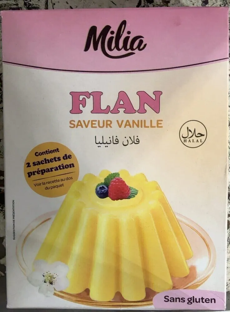 Flan saveur vanille