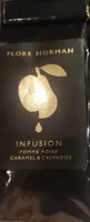 Infusion pomme poire caramel et calvados