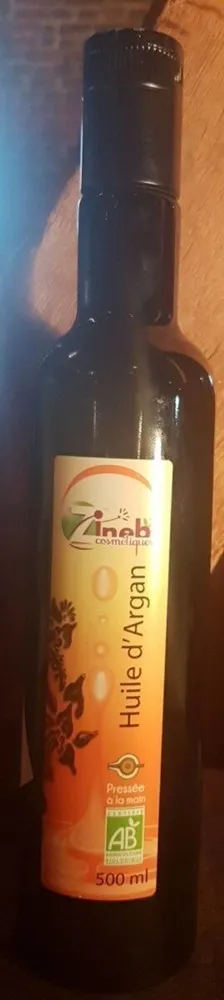 Huile d'argan alimentaire biologique