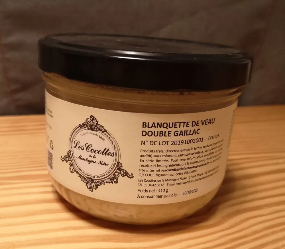 Blanquette de veau double Gaillac