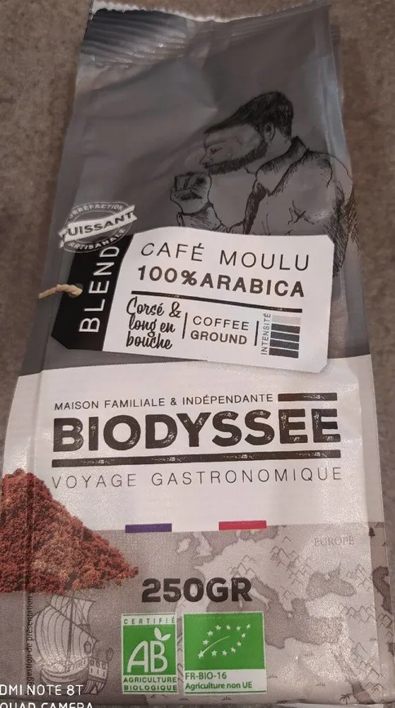 Café Moulu Bio 100% Arabica