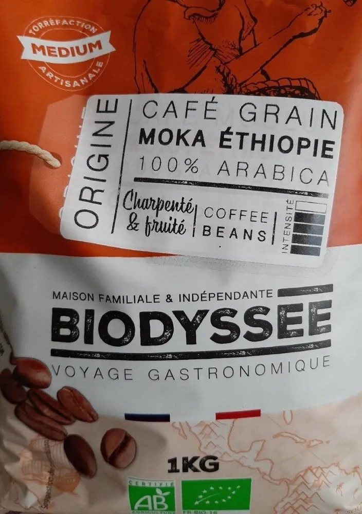 MOKA ÉTHIOPIE 100% ARABICA 1KG