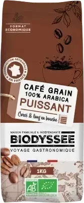 Café Grain 100% Arabica Puissant