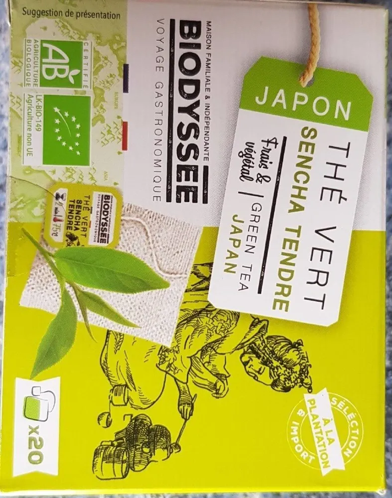 Thé vert sencha tendre