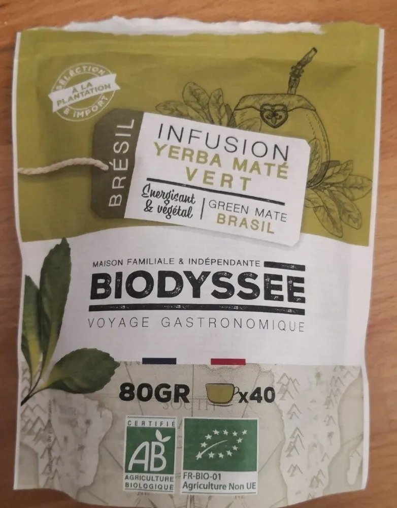 Infusion Yerba maté vert
