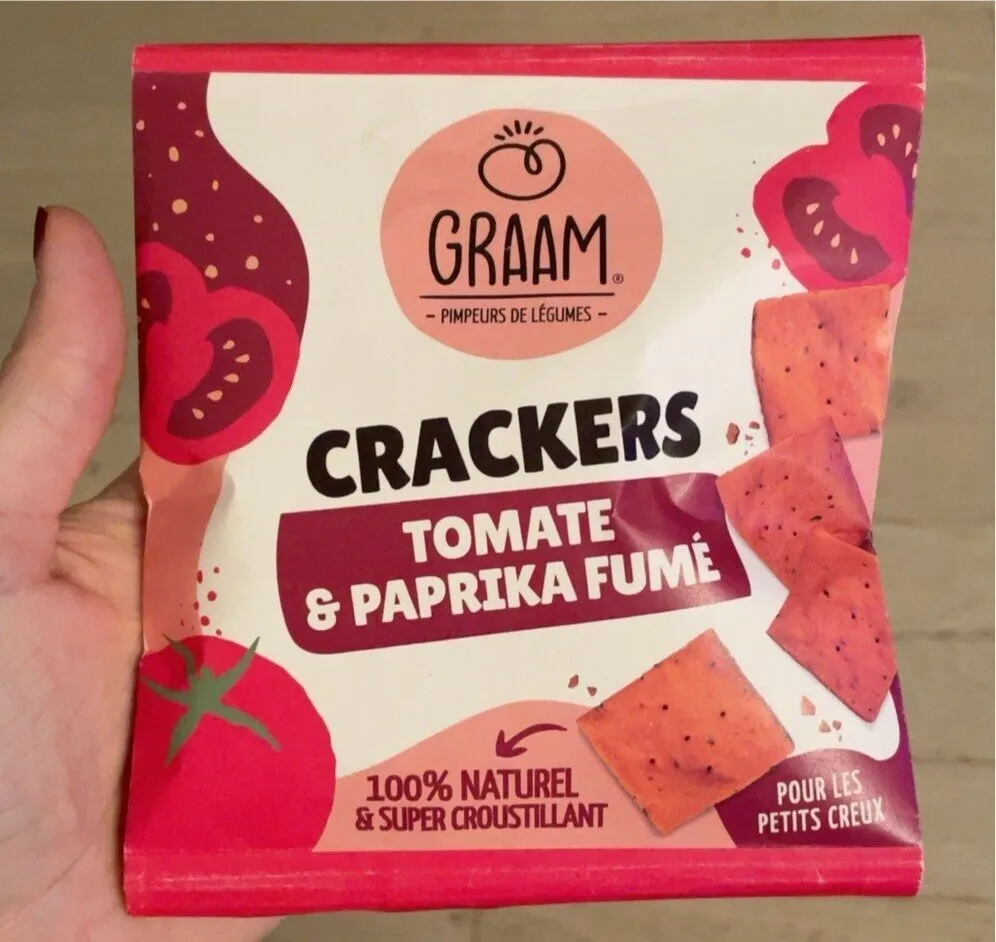 Crackers tomate & paprika fumé