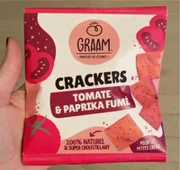 Crackers tomate & paprika fumé