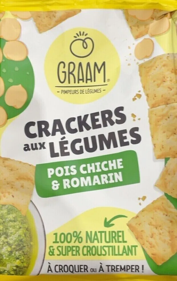 Crackers pois chiche & romarin
