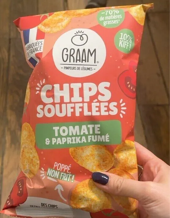 CHIPS SOUFFLÉES TOMATE & PAPRIKA FUMÉ