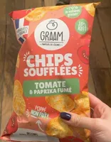 CHIPS SOUFFLÉES TOMATE & PAPRIKA FUMÉ