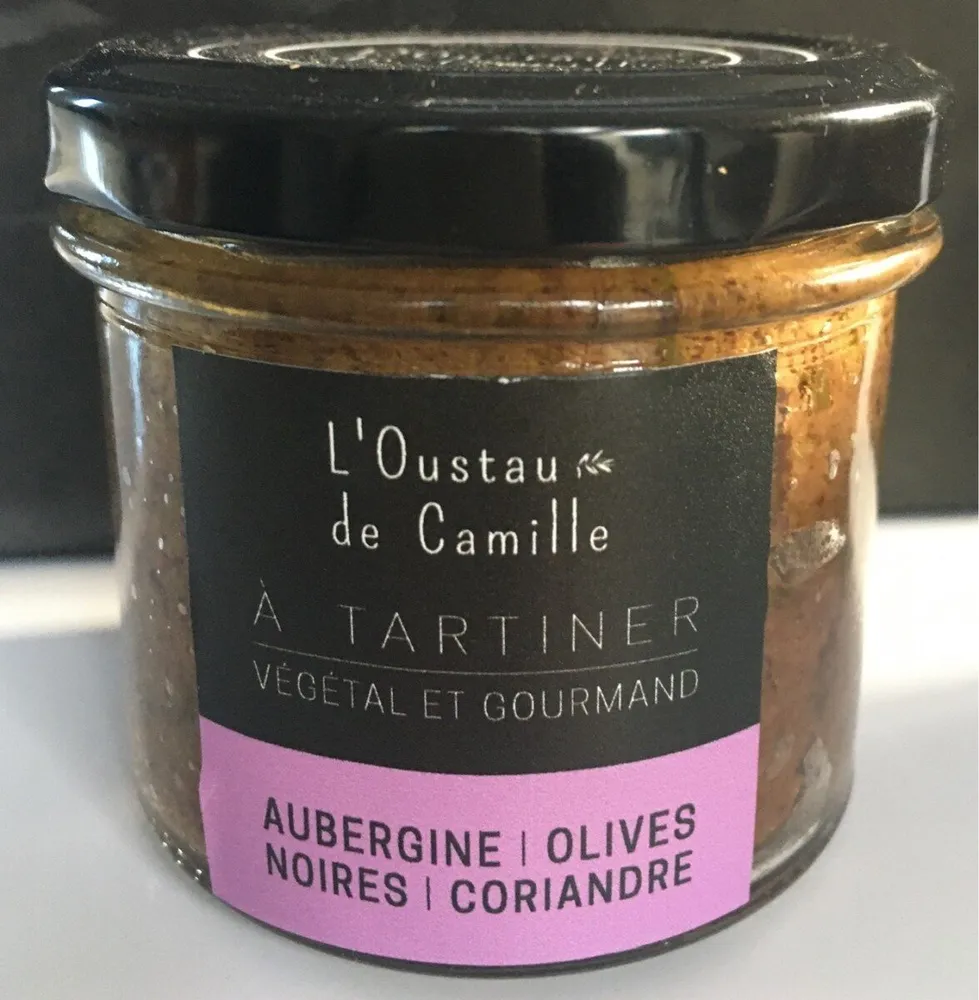 A tartiner Aubergine olives noires coriandre