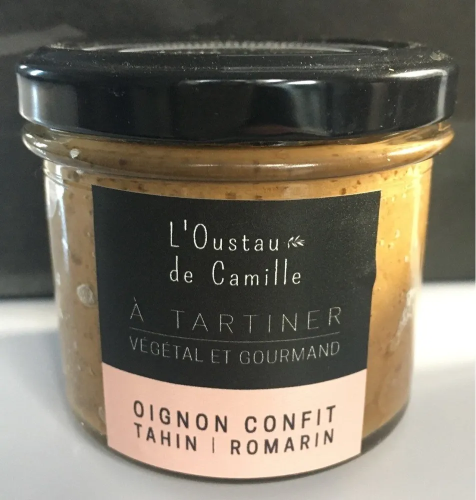 Oignon confit tahin romarin