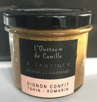 Oignon confit tahin romarin