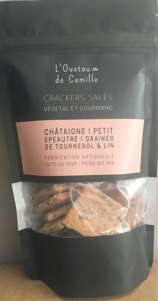 Crackers sales bio chataigne petit epeautre