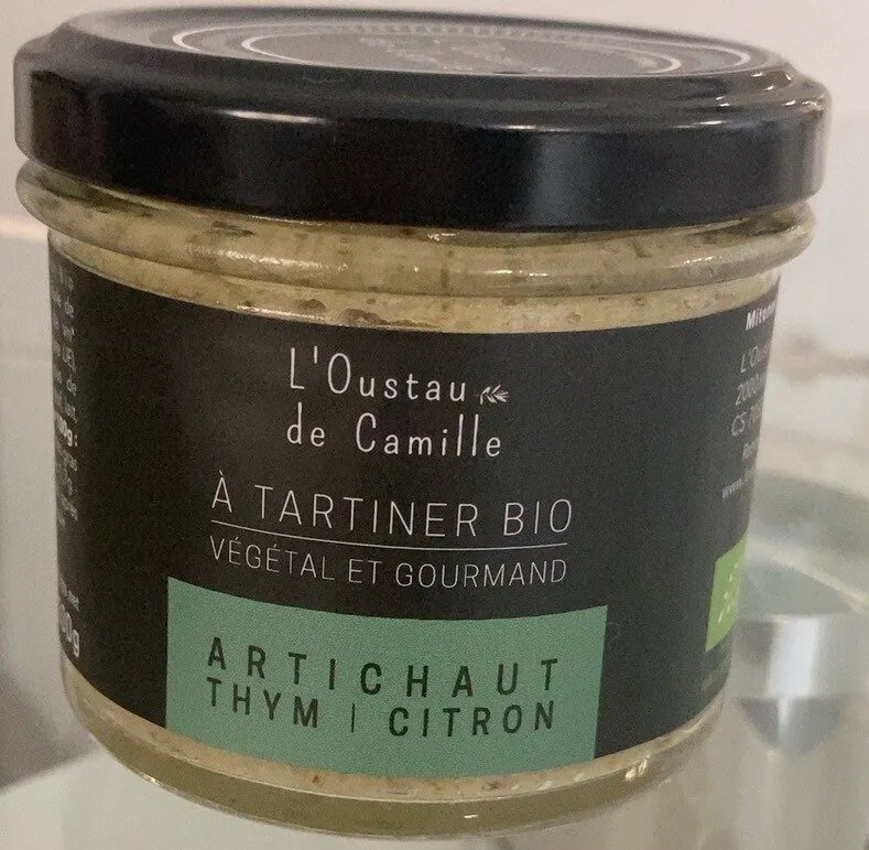 À tartiner Bio Artichaut Thym Citron