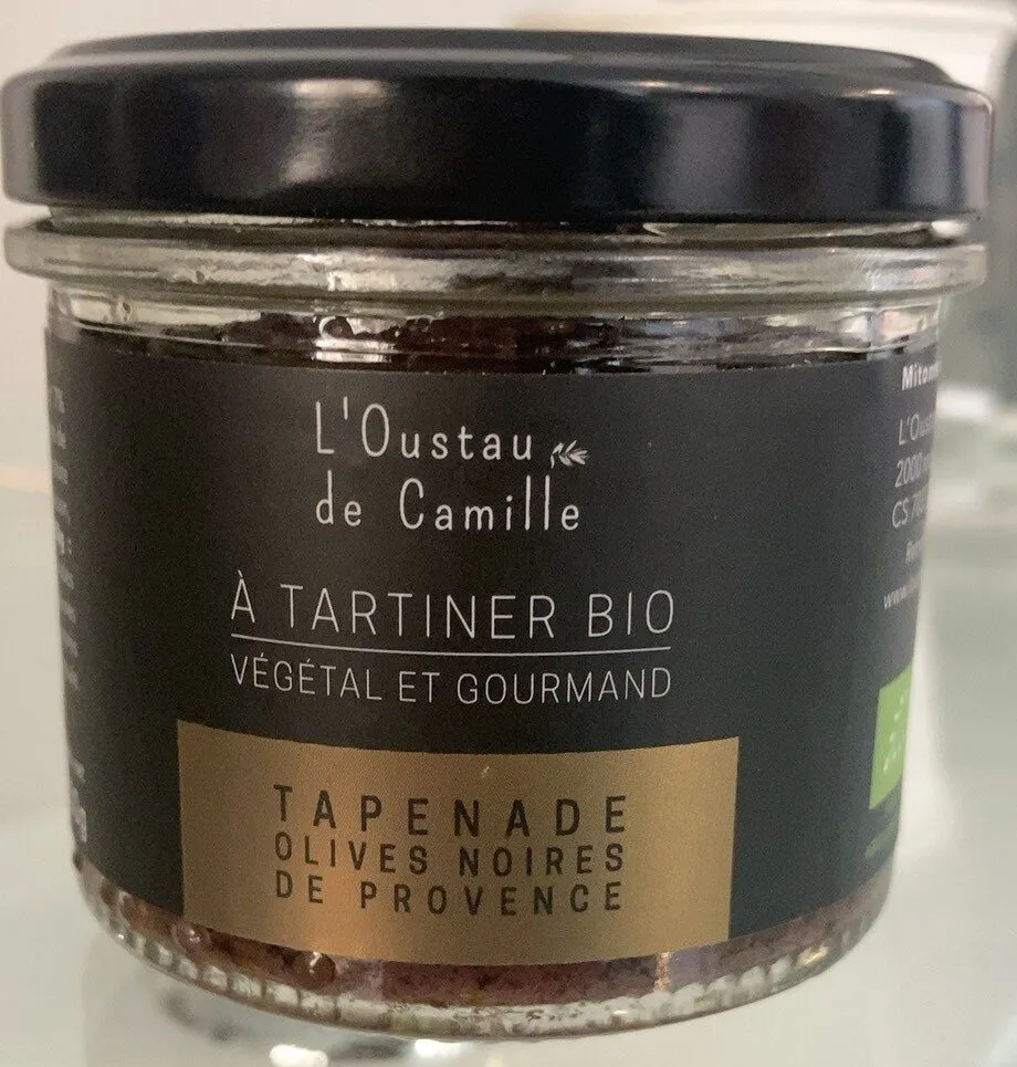 À tartiner Bio Tapenade olives noires de provence