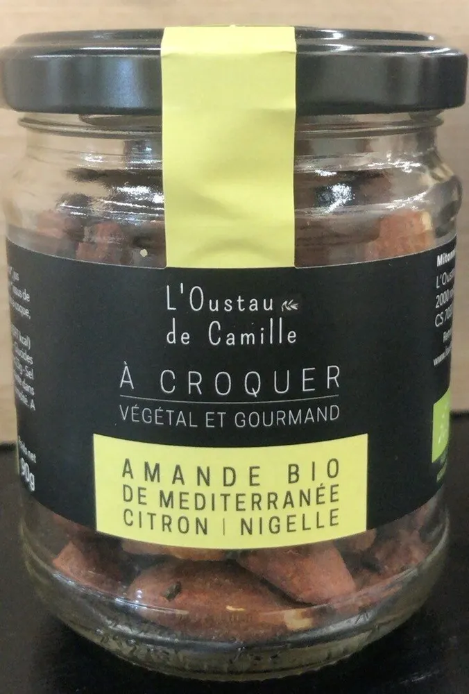 Amande Bio de Méditerranée Citron Nigelle