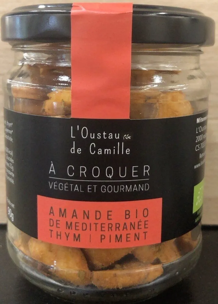 Amande Bio de Méditerranée Thym Piment