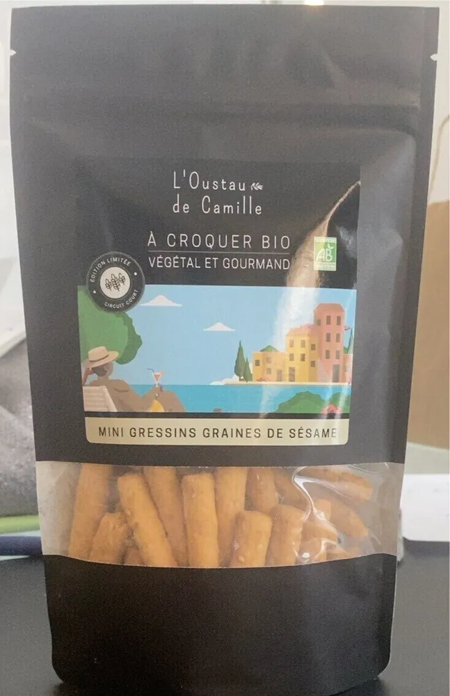 Mini gressins graines de sesame