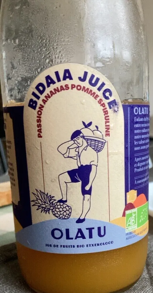 Jus passion ananas pomme spiruline