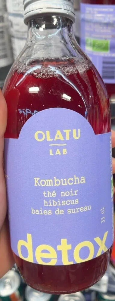 Kombucha thé noir hibiscus baies de sureau