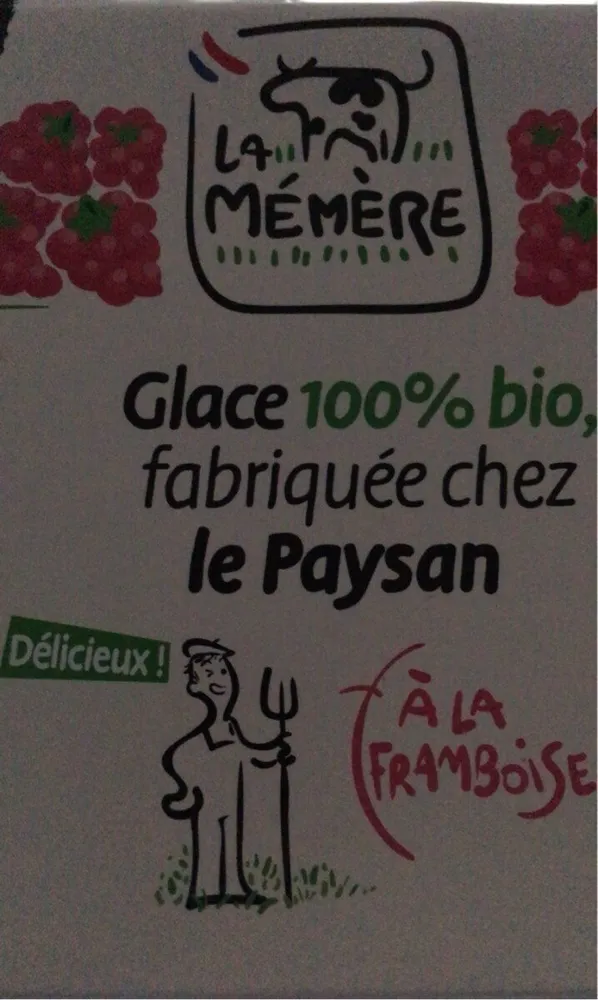 Glace 100% bio à la Framboise