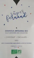 Granola Artisanal Bio - Chanvre - Chocolat - Cacahuète