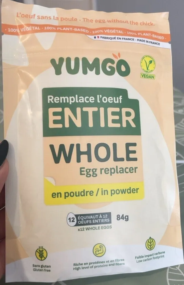 Remplace l’oeuf entier