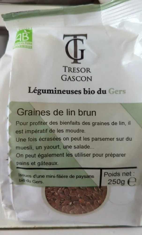 Graines de lin brun