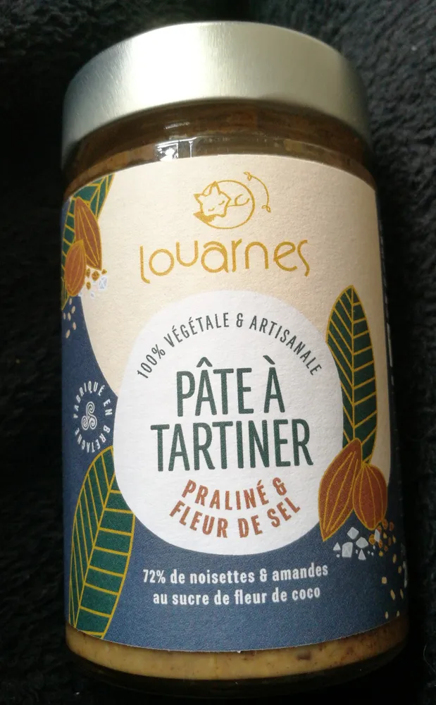 Pâte à tartiner praliné fleur de sel