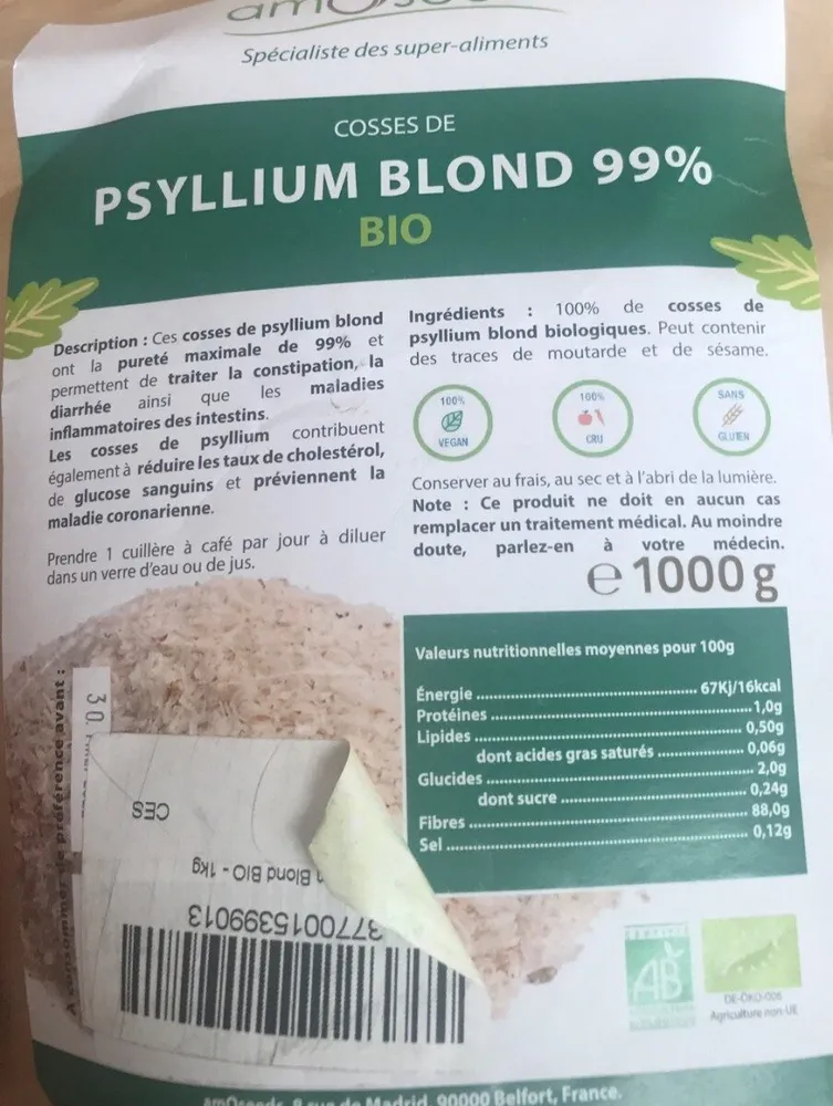 Psyllium blond 99%