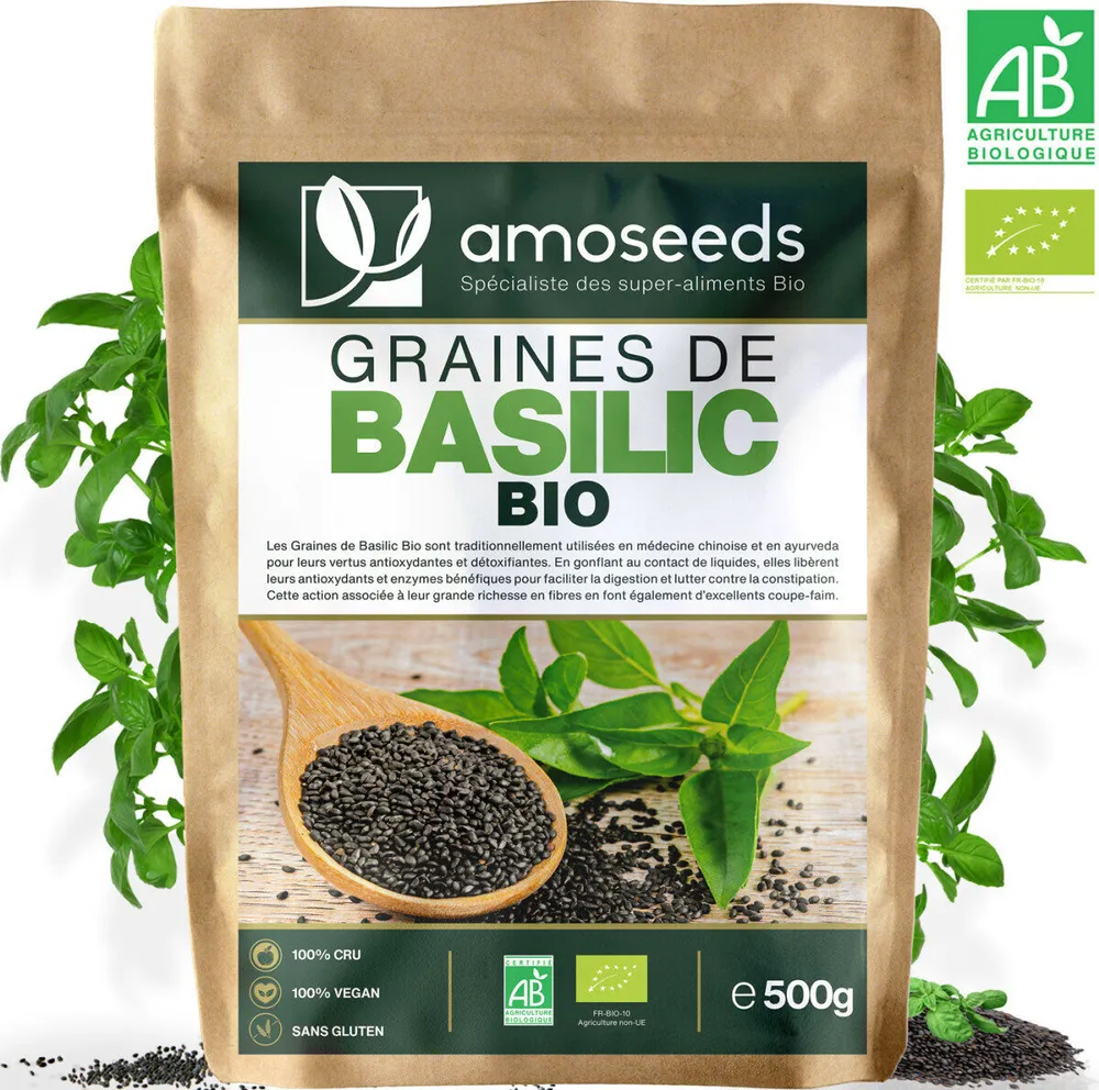 Graines de Basilic Bio
