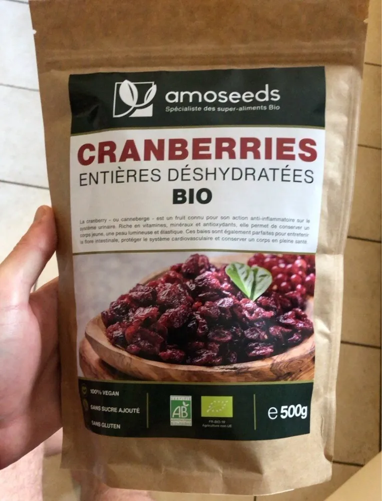 Graines de cranberries bio