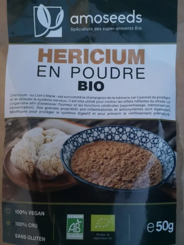 Hericium en poudre