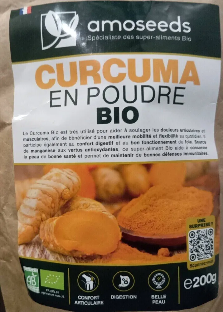 Curcuma en poudre bio