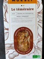 Le Téméraire muesli croquant noix beurre de cacahuète