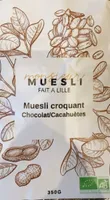 Muesli croquant chocolat/cacahuetes