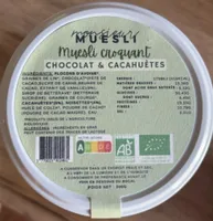 Muesli croquant chocolat & cacahuètes