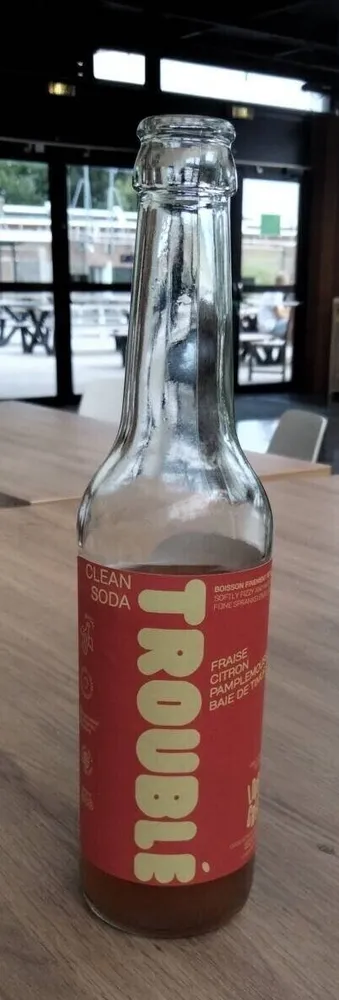 Clean soda fraise citron pamplemousse