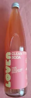 Clean Soda fraise, citron, pamplemousse, baie de timur