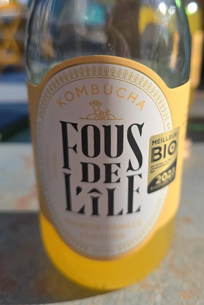 Kombucha mangue vanille curcuma