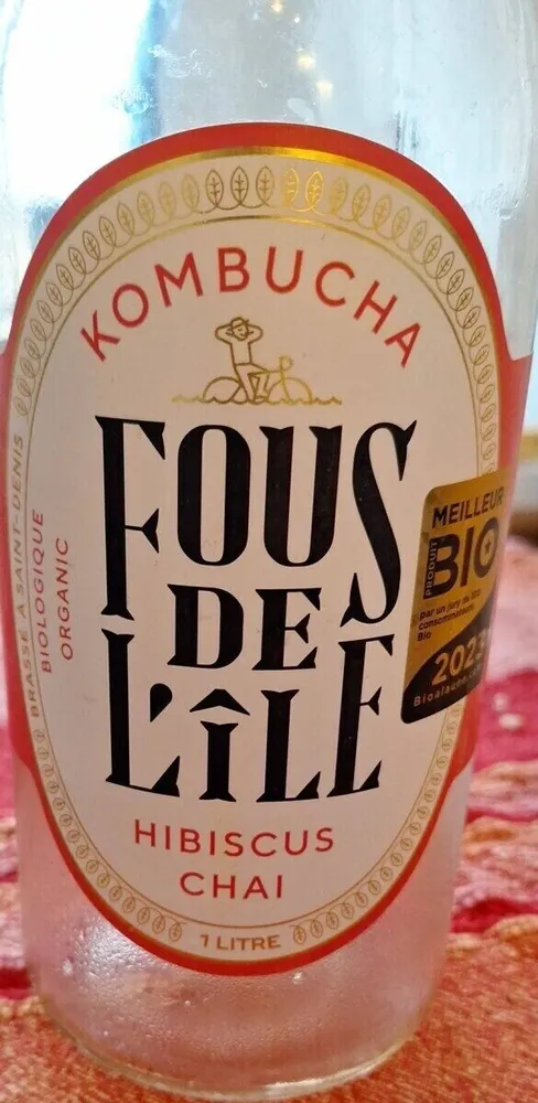 Kombucha Fous de l'île Hibiscus Chai