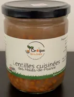 Lentilles cuisinées des Hauts-de-France