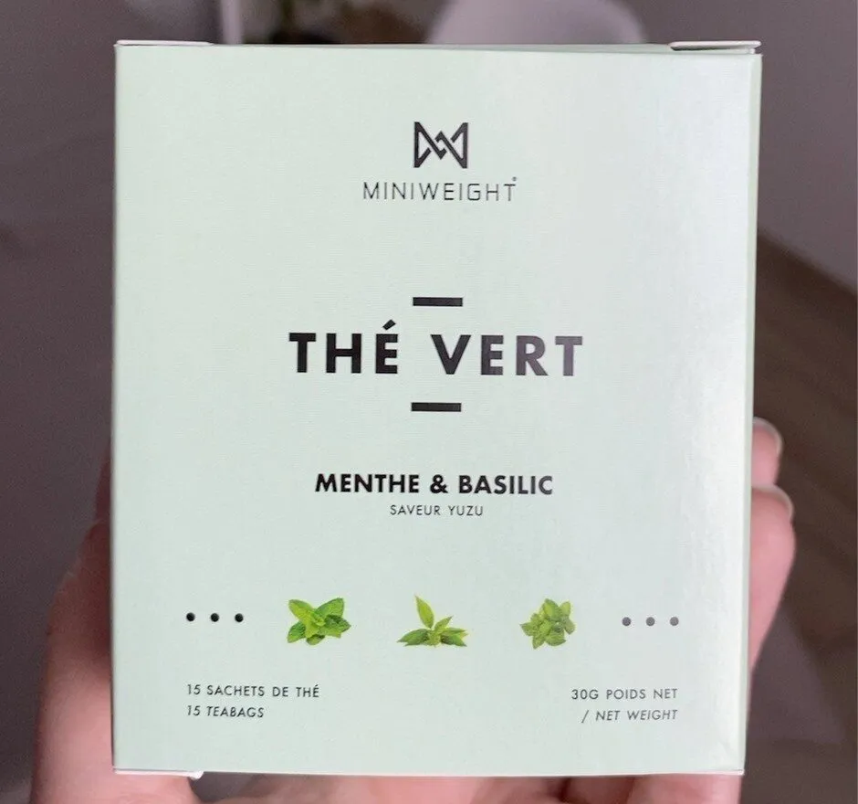 Thé vert menthe & basilic