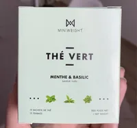 Thé vert menthe & basilic