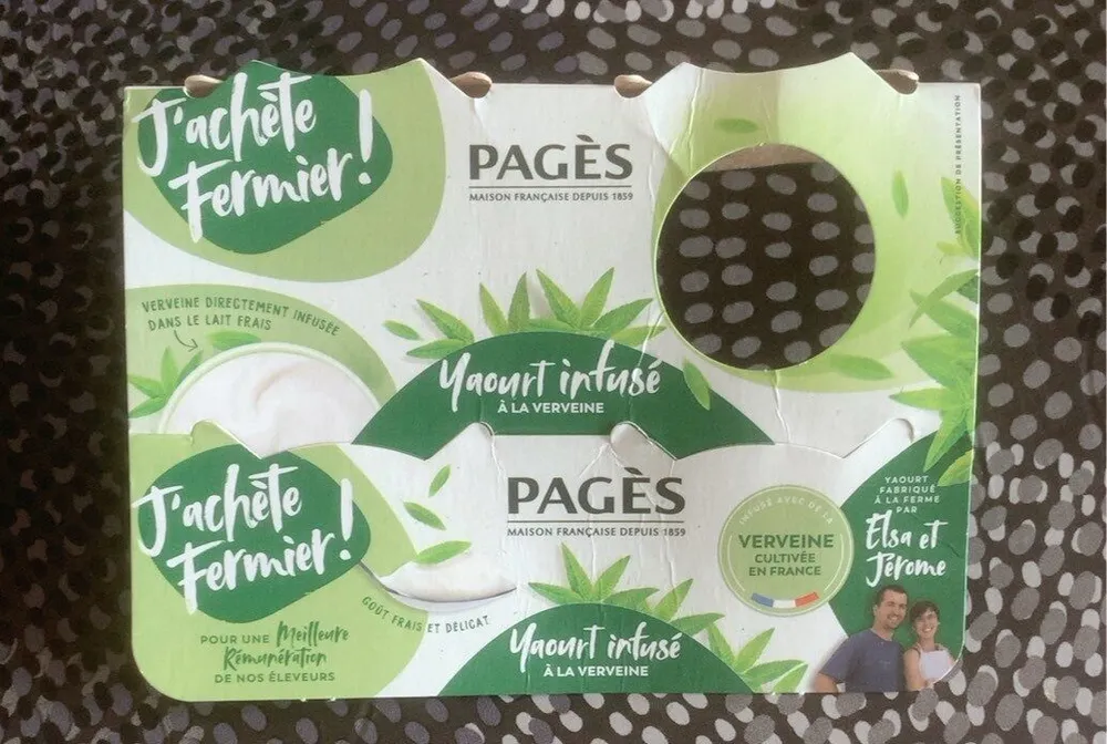 Yaourt infusé