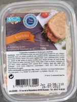 Préparation tartinable au surimi pour sandwich